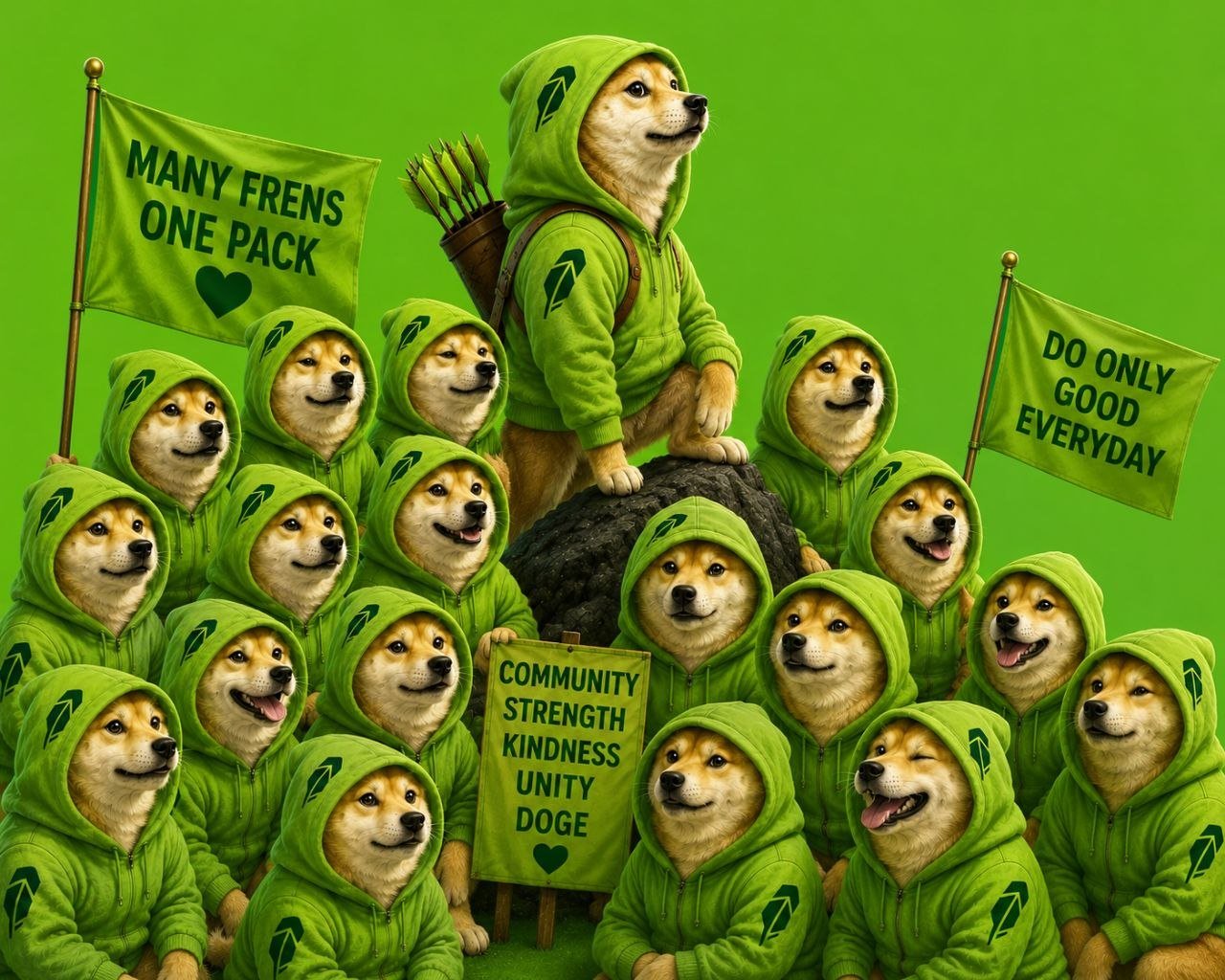 Dogecoin On Hood community artwork