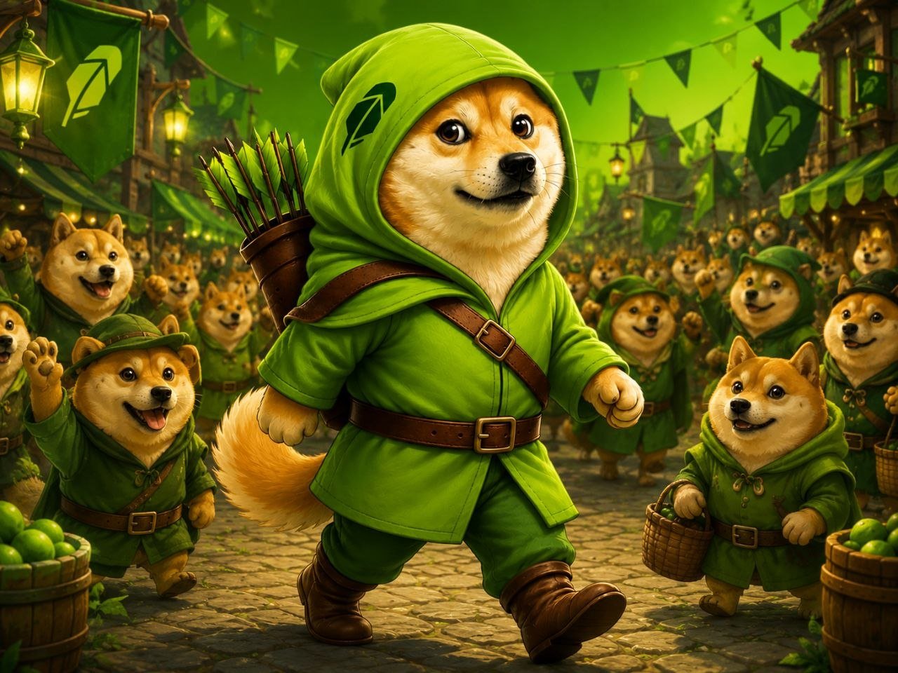 Dogecoin On Hood community artwork